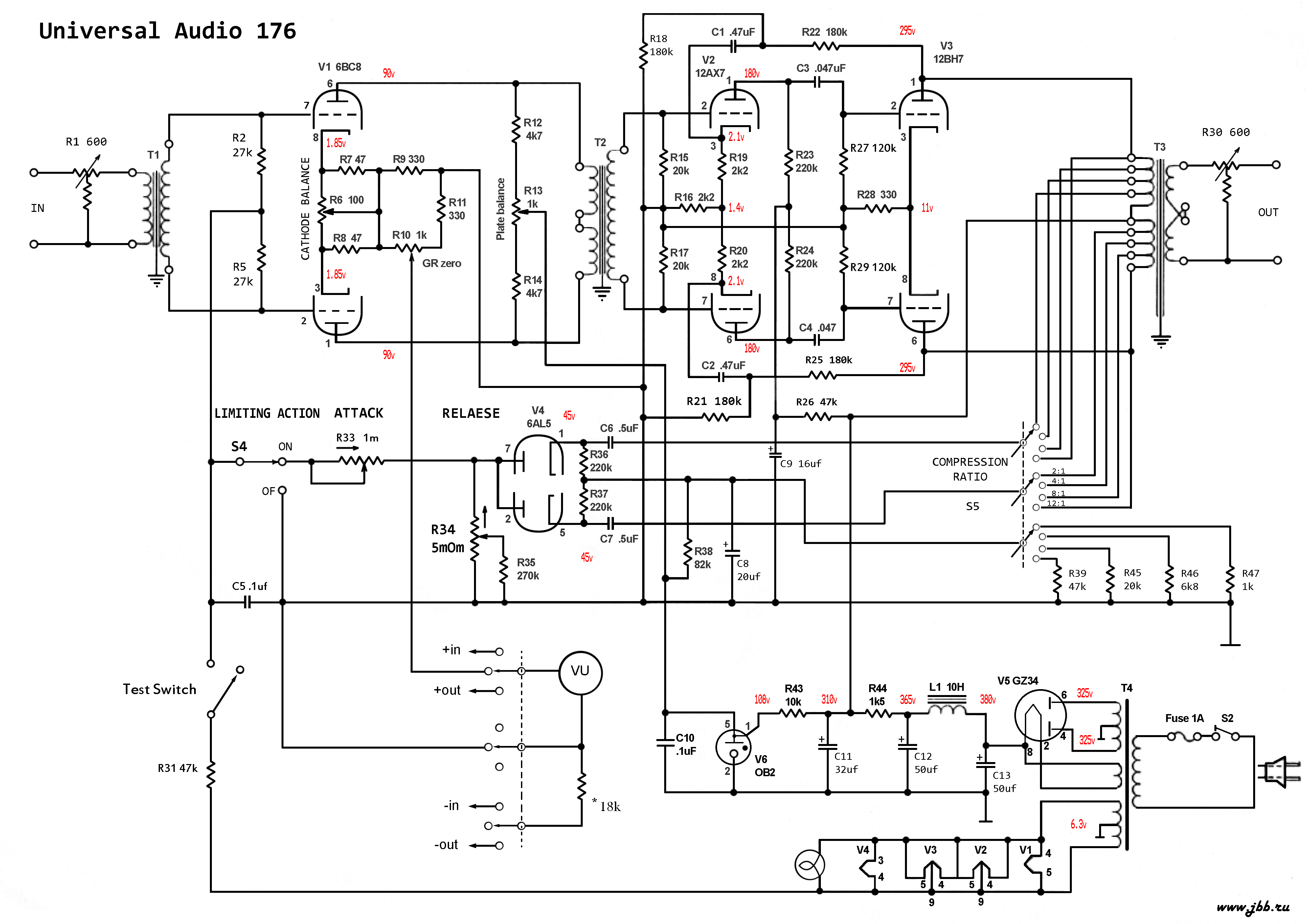download schematic UA 176